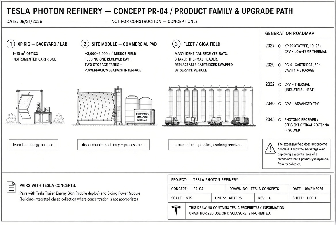 PR-04 Product family and upgrade path