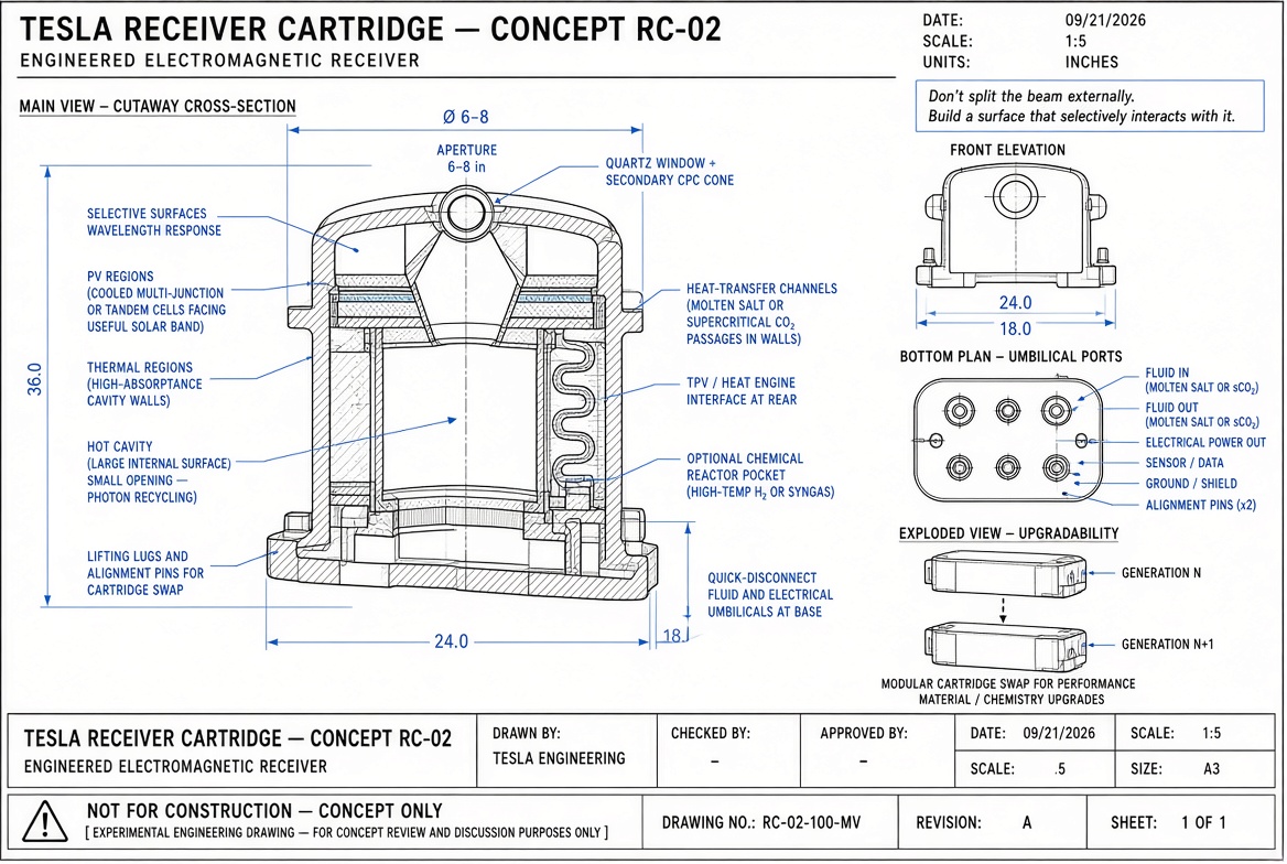 RC-02 Engineered receiver cartridge