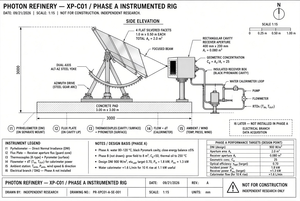XP-C01 Phase A instrumented rig